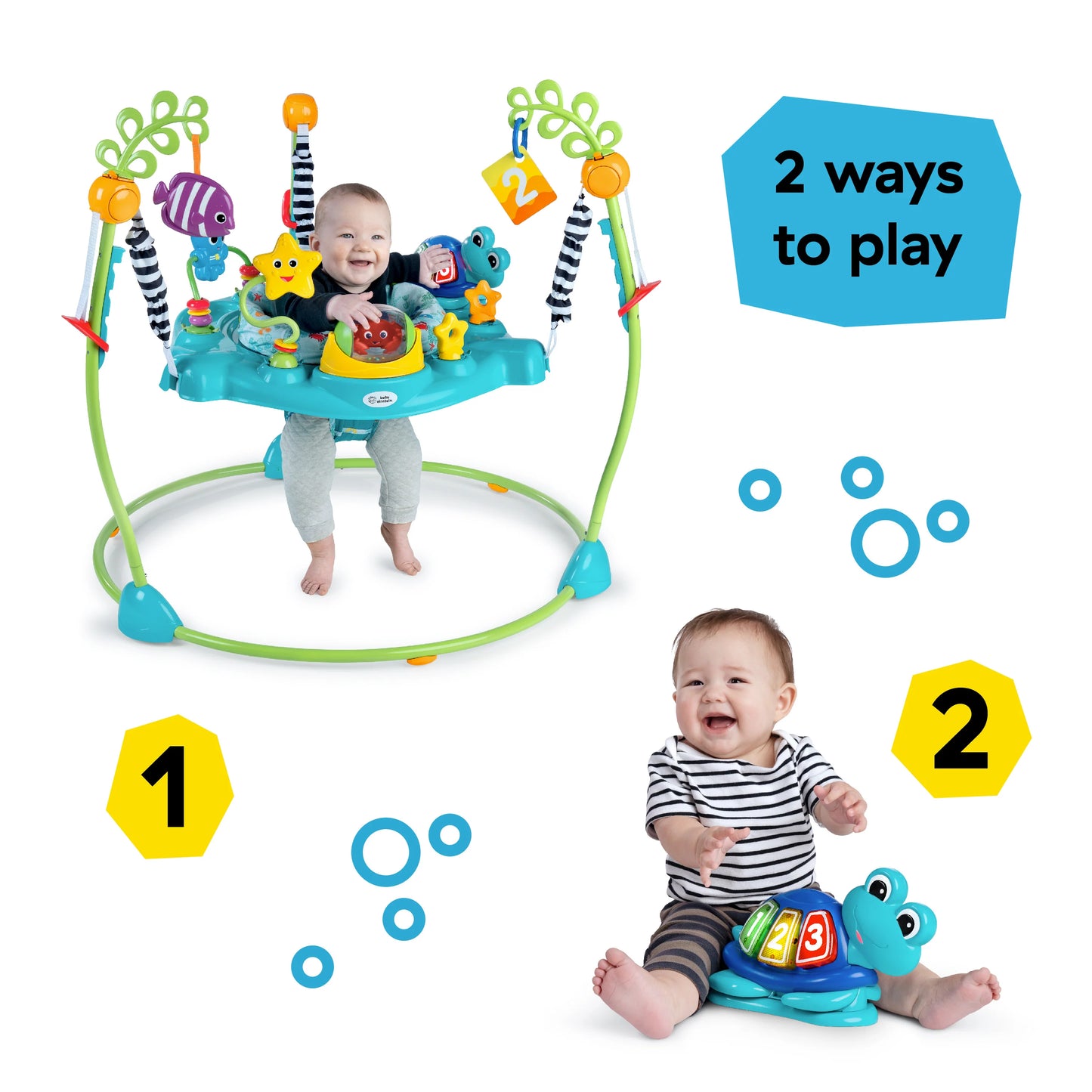 Baby Einstein Curiosity Cove 2-in-1 Activity Jumper