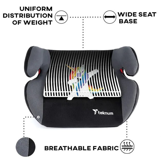 Teknum Car Seat Booster – Grey