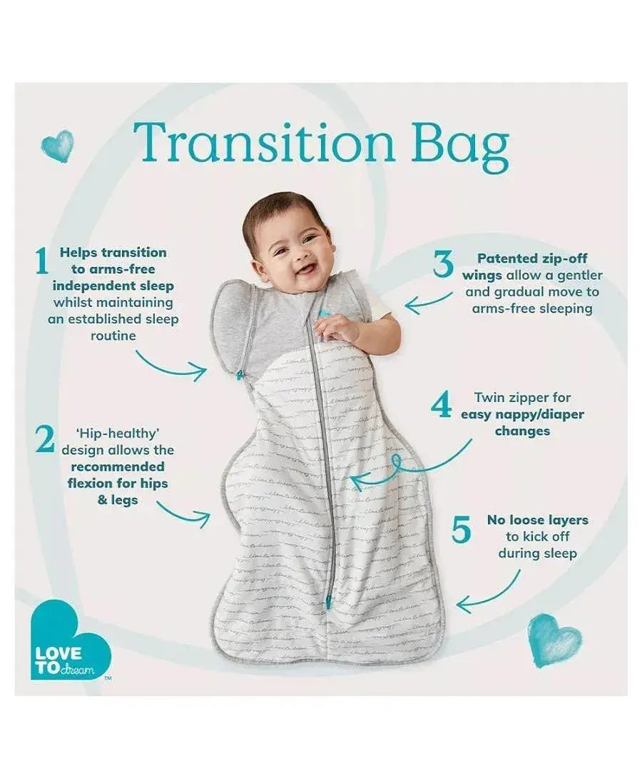 كيس لفّ Love to Dream Swaddle Up الانتقالي (الإصدار الأصلي)