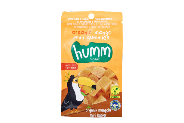 Humm Organic Gluten Free Vegan Mango Gummies (30g)