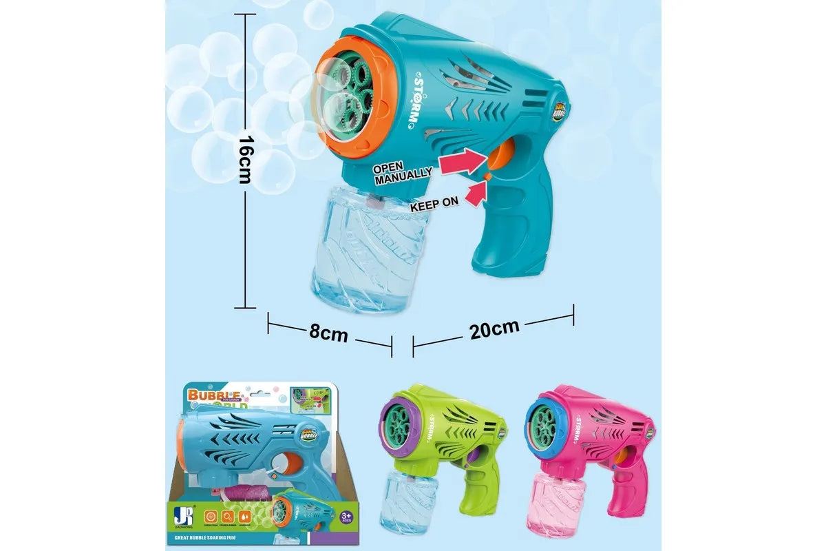 سام ألعاب مسدس فقاعات يعمل بالبطارية