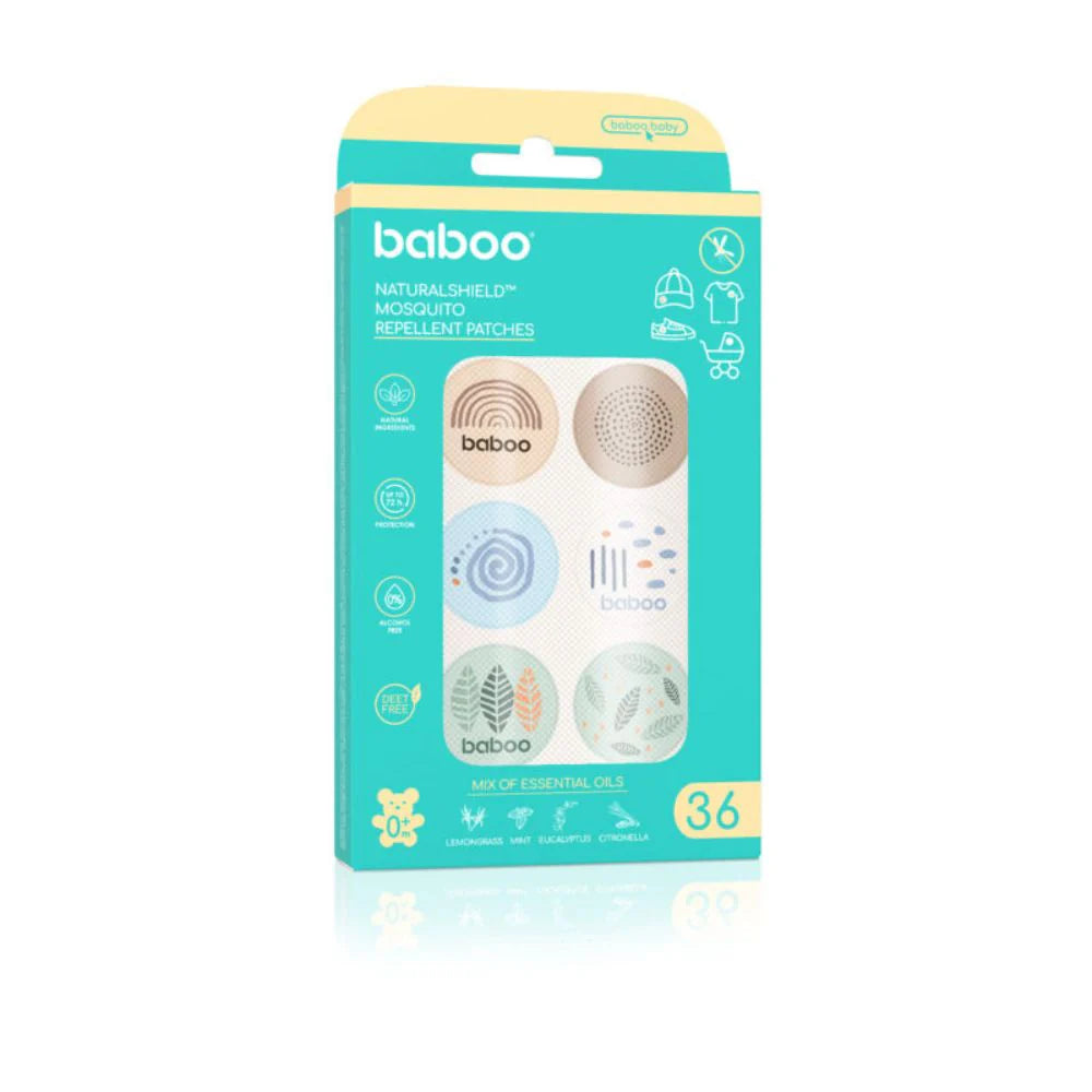 لصقات طاردة للبعوض من Baboo (36 قطعة)