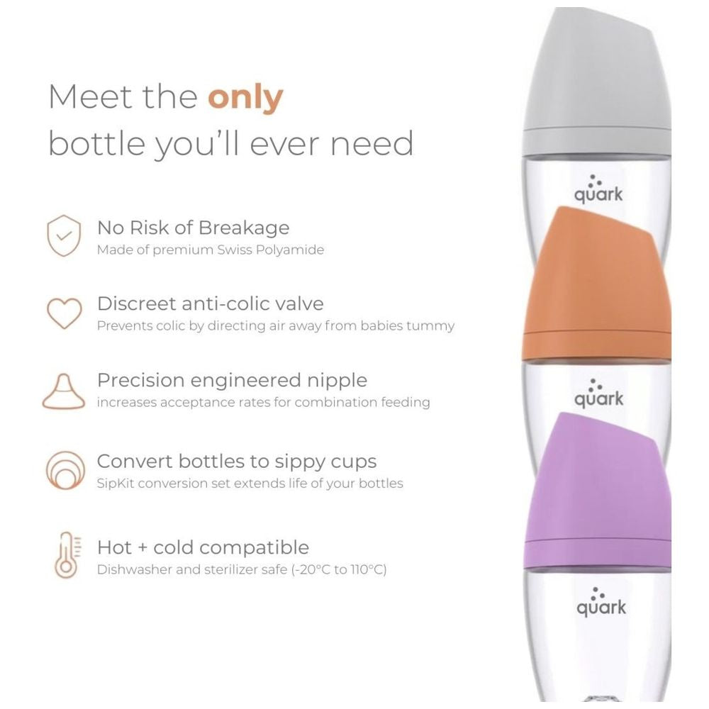 Quark BuubiBottle Mini (160ml) - Pack of 2