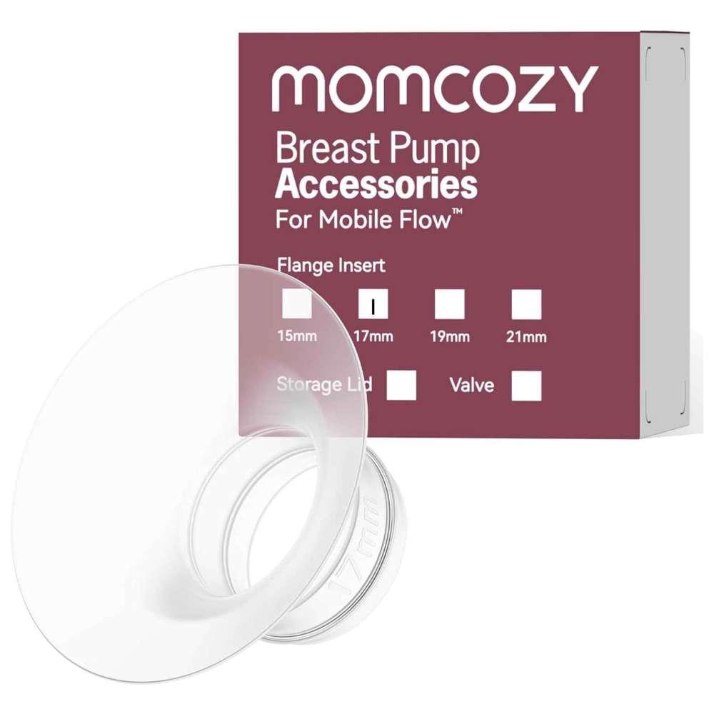 إدخالات قمع Momcozy مقاس 17mm لأجهزة M5/M6/M9 - عبوة من 4