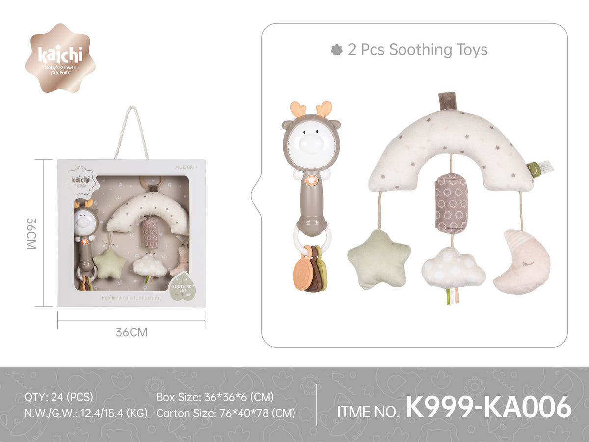 Kaichi - Baby Soothing & Sensory Toys Set - 2 Pieces