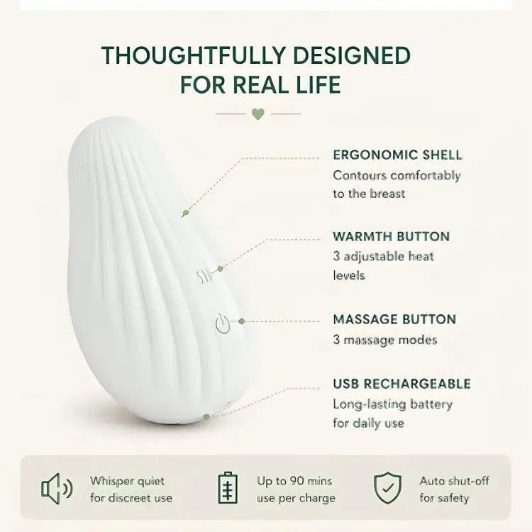 Haakaa Warming Lactation Breast Massager