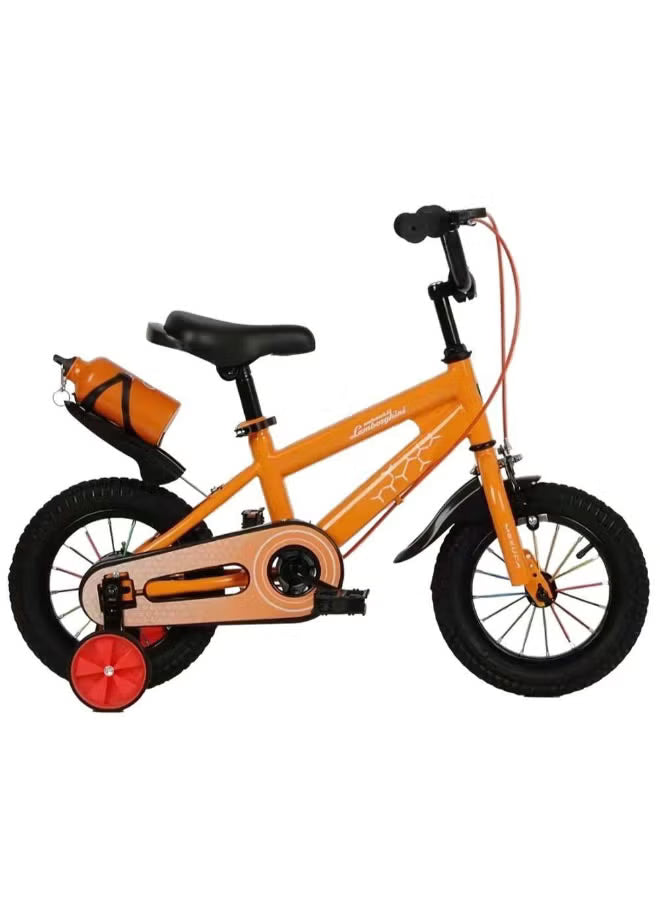 Lamborghini - Adjustable Kids Bike - Orange - 18-Inch