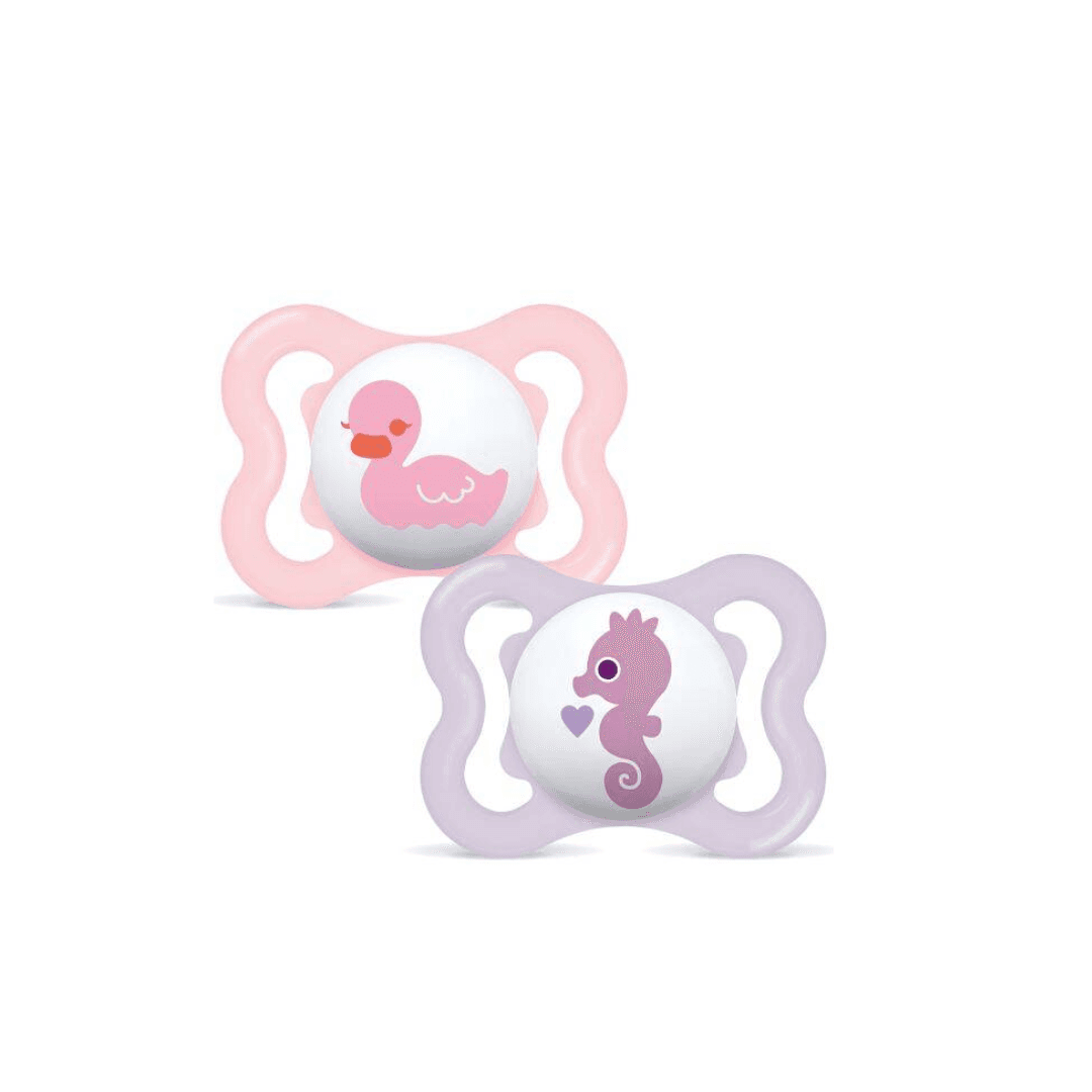 Mam Baby Supreme Silicone Pacifier Sealife - Pack of 2 (0-6M)
