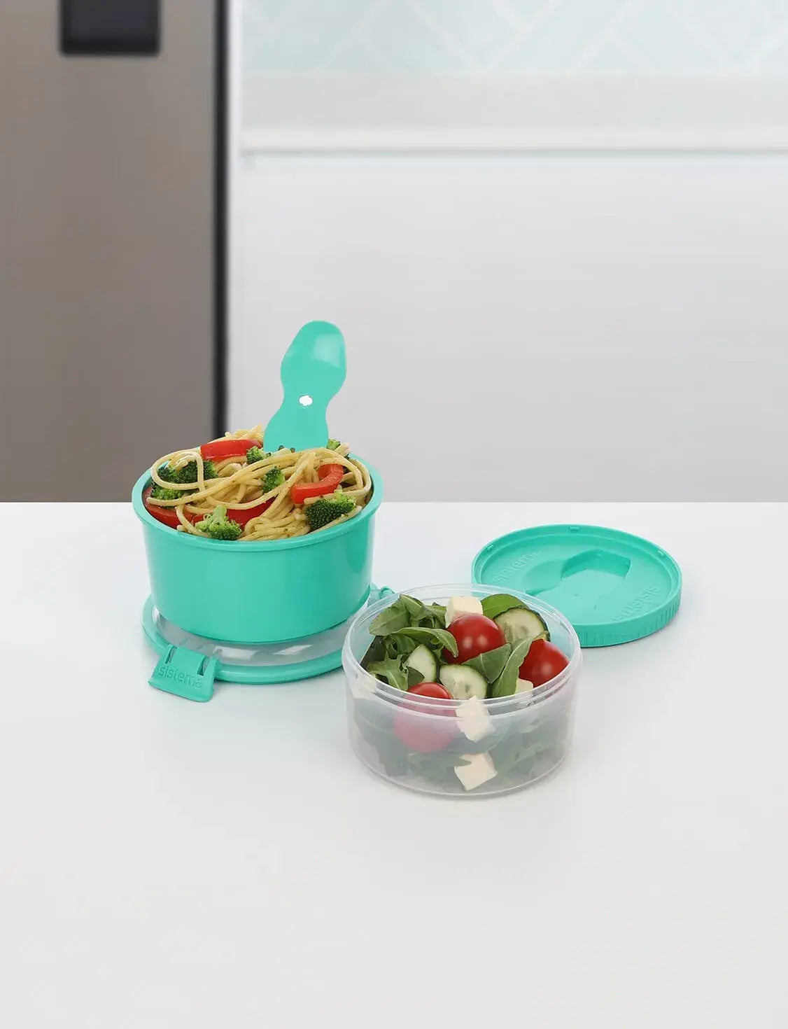علبة غداء Sistema Lunch Stack للرحلات (965ml)