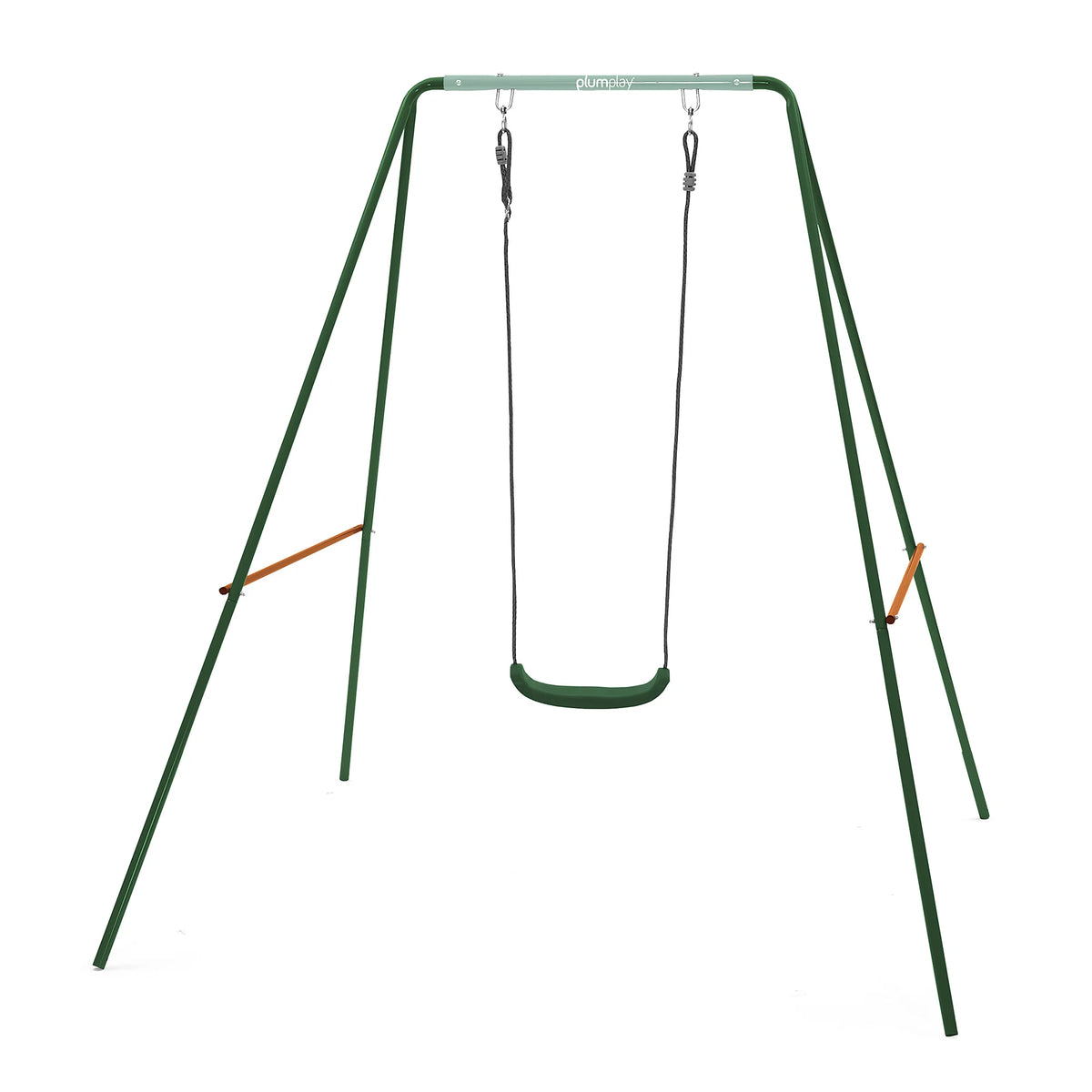 Plum - 2-In-1 Metal Swing Set - Purple & Teal