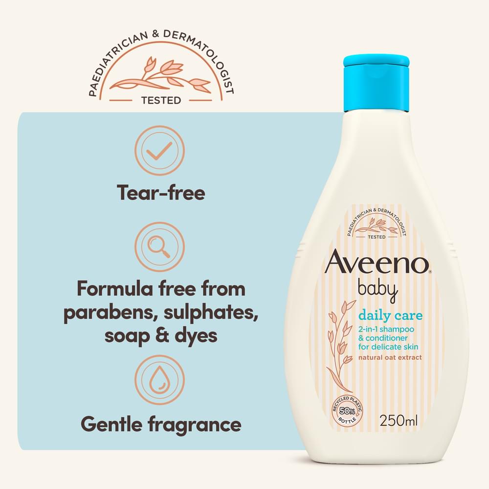Aveeno Baby Daily Care 2-In-1 Shampoo & Conditioner (250ml)