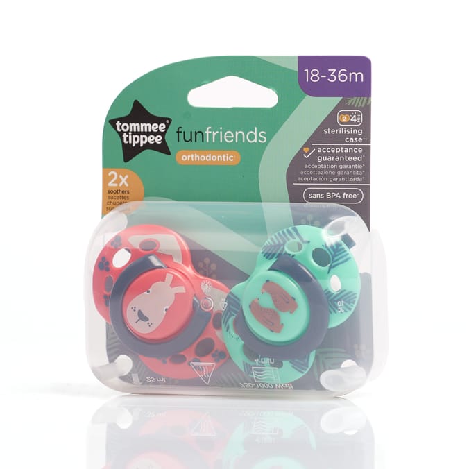 Tommee Tippee Fun Soother (18-36m) - Pack of 2