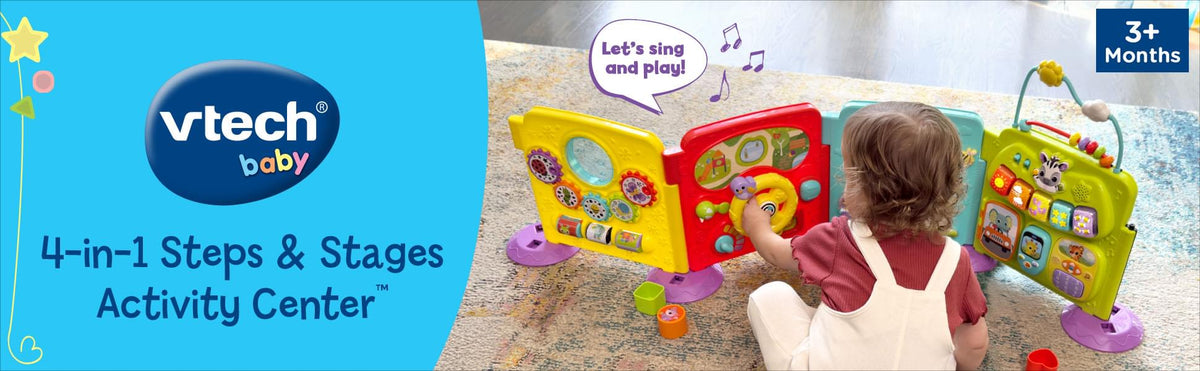 مركز أنشطة الخطوات والمراحل 4 في 1 من VTech
