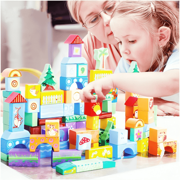 Beilaluna Forest Building Blocks (100 Pcs)