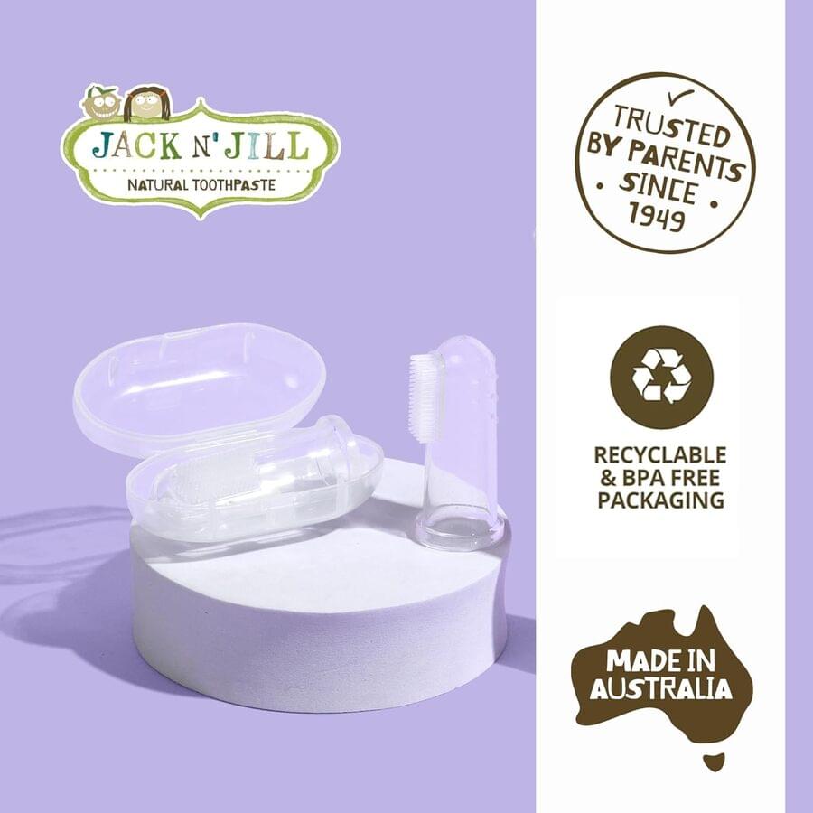 Jack N' Jill Silicone Finger Brush - Pack of 2