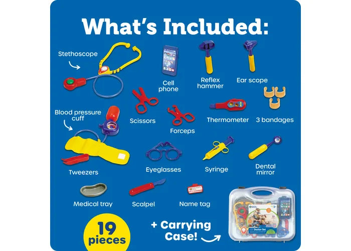 Learning Resources - Pretend Doctor Set for Kids