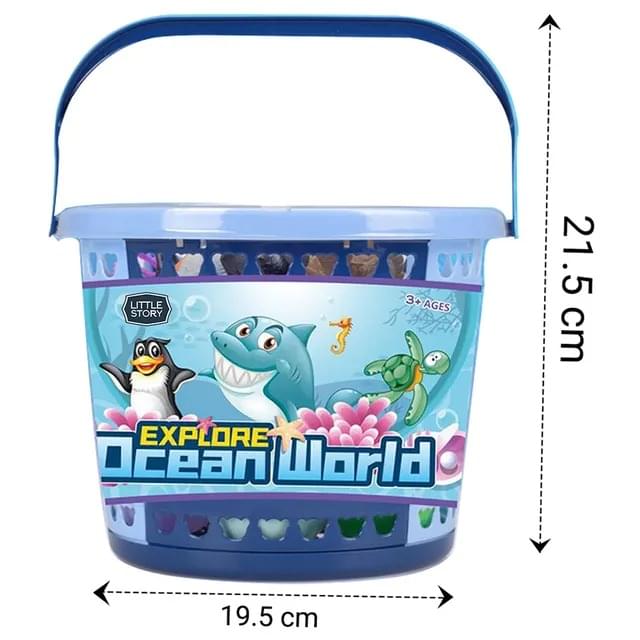 Little Story Ocean World Bucket Set – 21Pcs