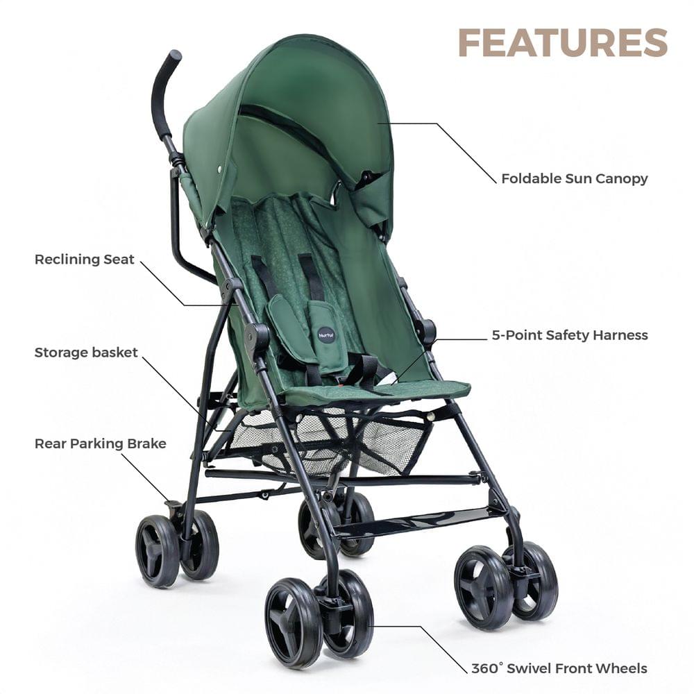 Nurtur Leo Lightweight Stroller Pro With Shopping Basket (6-36months)