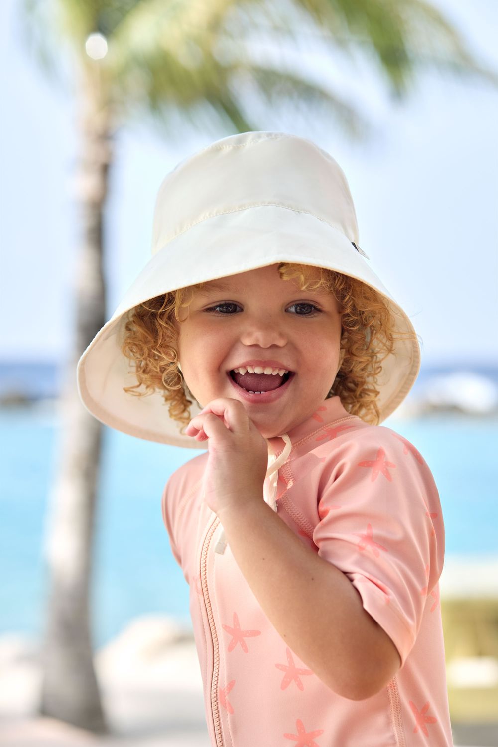 Lassig LSF Short Sleeve Sunsuit (Starfish Peach)