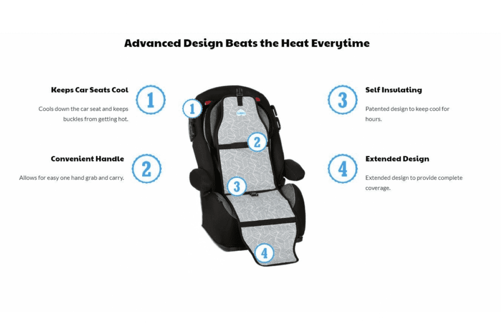 Cool Carats Car Seat Cooling Pad