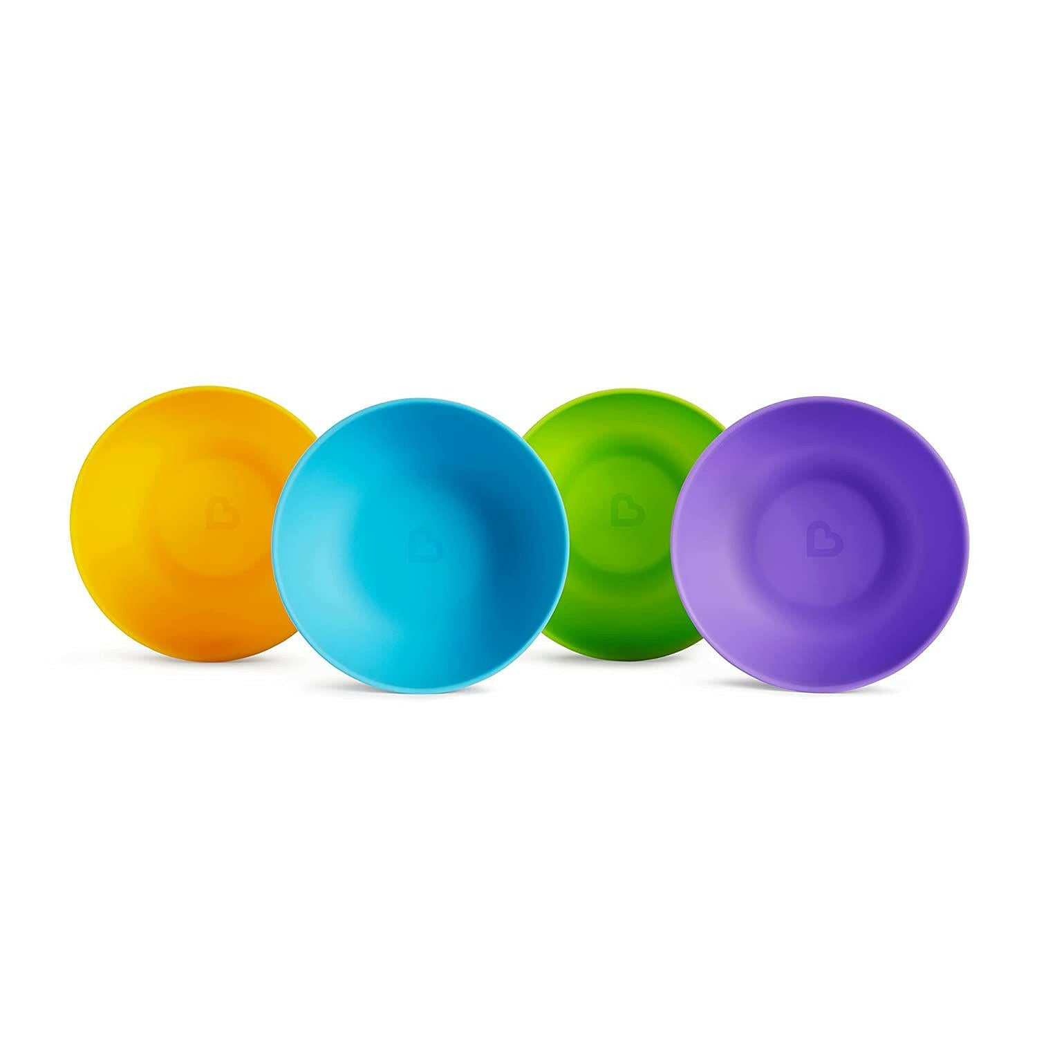 Munchkin 4-Pack Multi-Color Bowls for Feeding Toddlers.