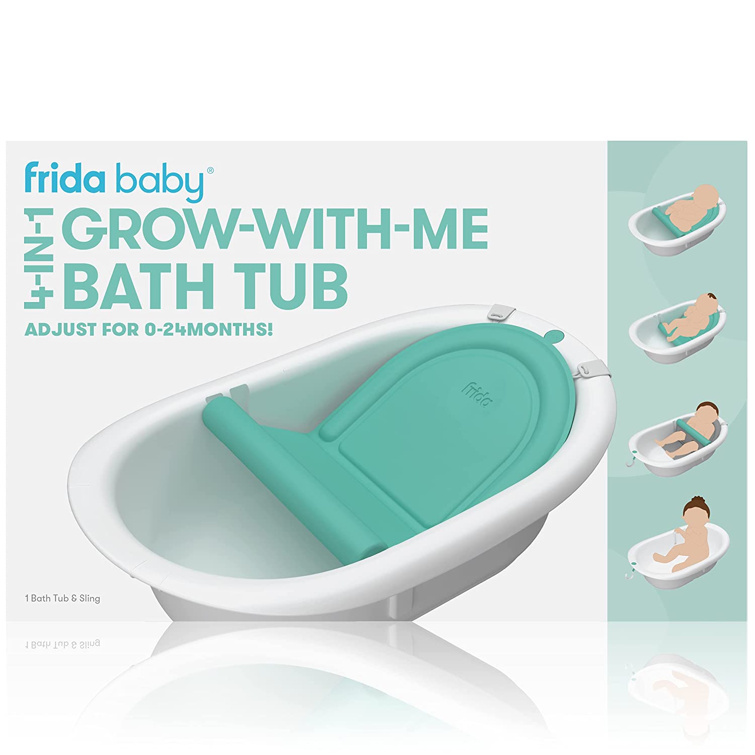 FridaBaby Bath Tub 4 in 1 Grow-with-Me