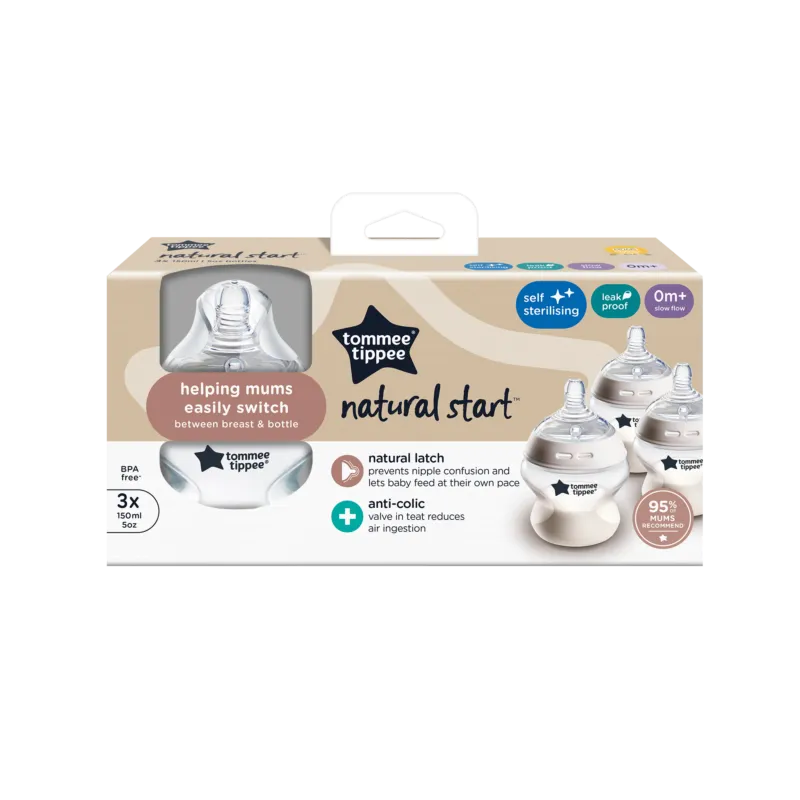 تومي تيبي بداية طبيعية (3 × 150 مل) - عبوة من 3