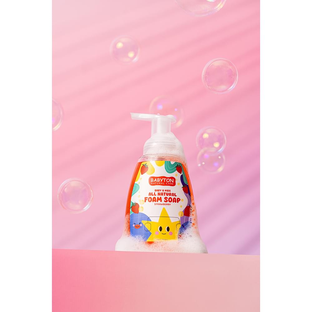 Babyton Baby And Kids Foam Soap (350ml, Strawberry)