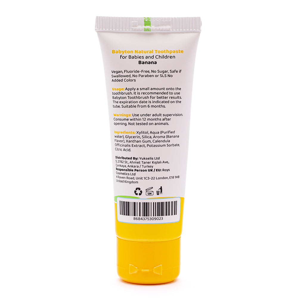 Babyton Baby And Kids Banana Natural Toothpaste