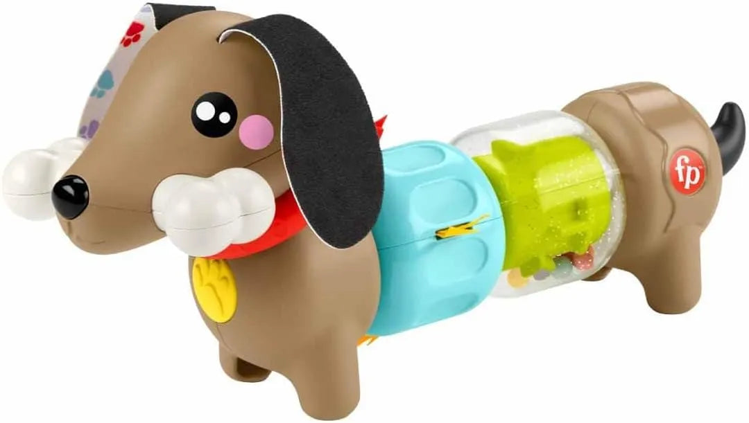 Fisher Price Fp Pets Click & Spin Activity Pup Fine Motor Sensory Toy For Babies