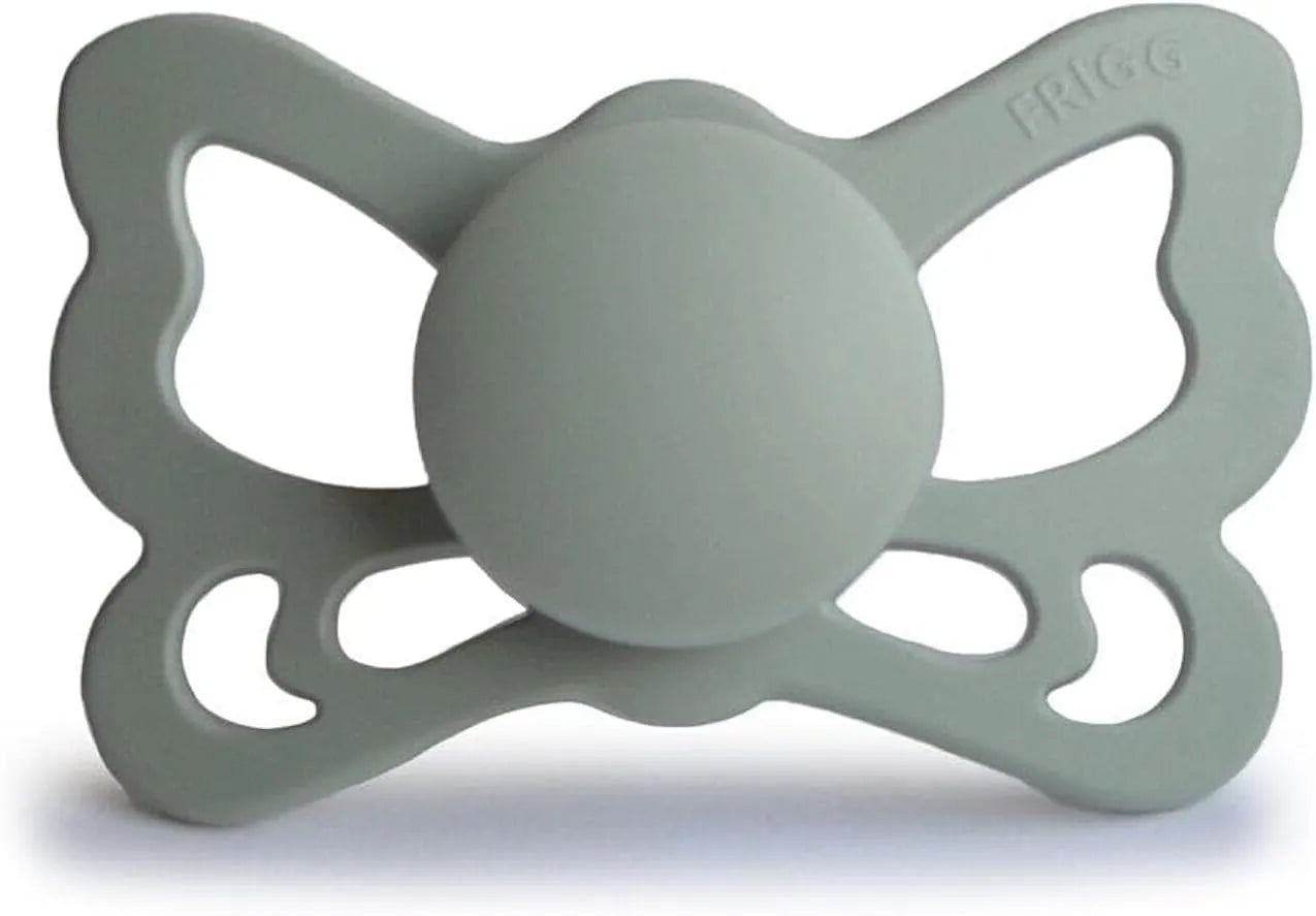 FRIGG Butterfly Anatomical Silicone Baby Pacifier Size 2 (6-18Months)