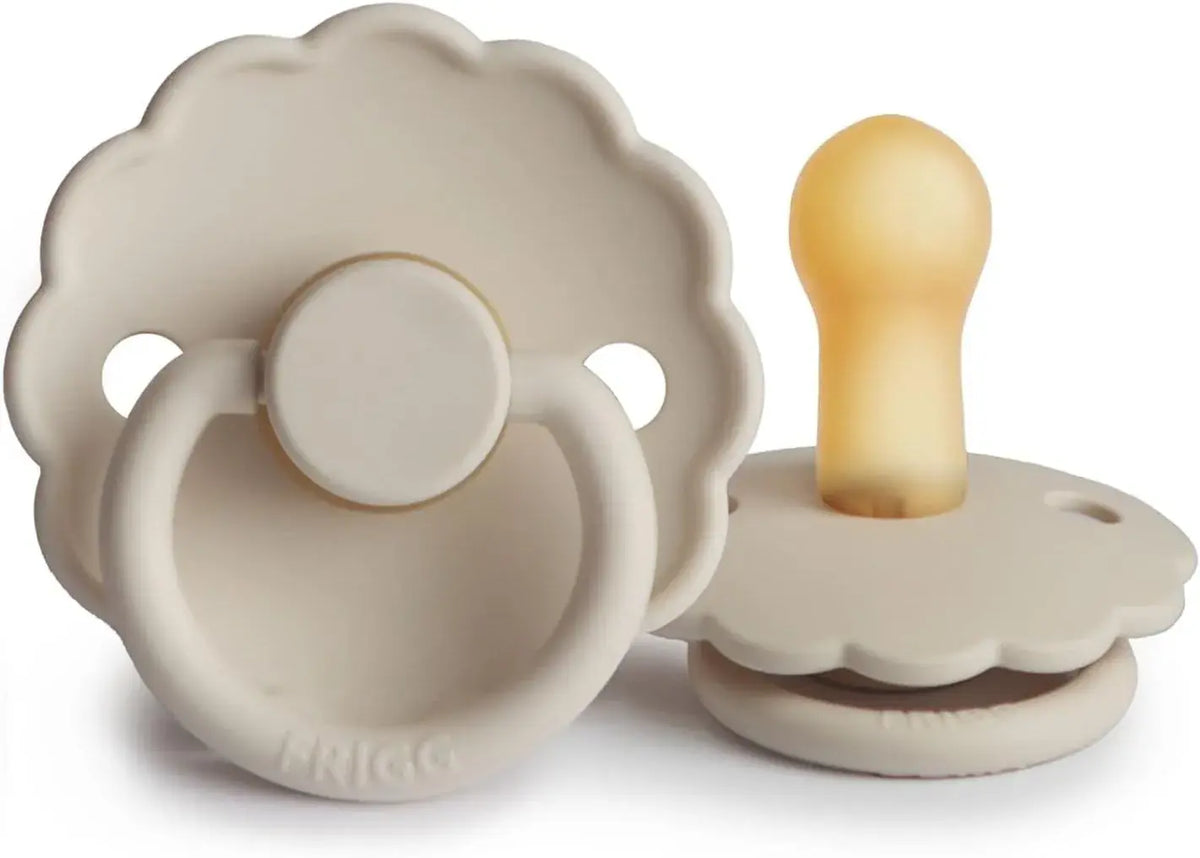 FRIGG Daisy Latex Baby Pacifier Size 2 (6-18Months 1 Pack)