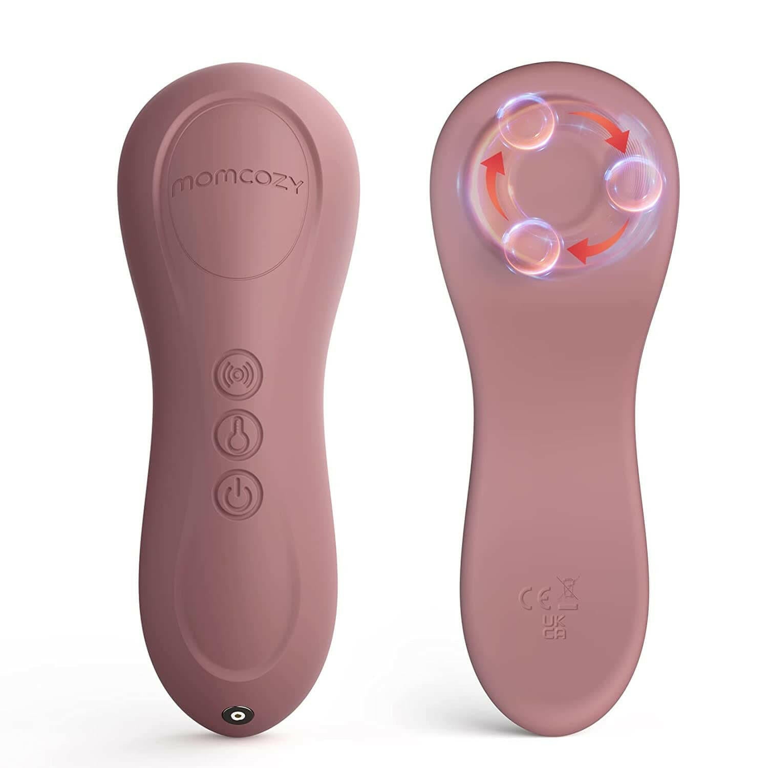 Momcozy Kneading Lactation Massager with Heat, 3-in-1 Real-Like Massage for Relieve Clogged Ducts.