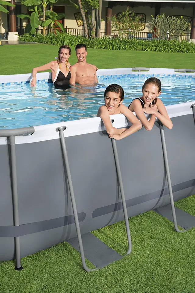 Bestway Power Steel Oval Pool Set (16' x 10' x 42"/4.88m x 3.05m x 1.07m)