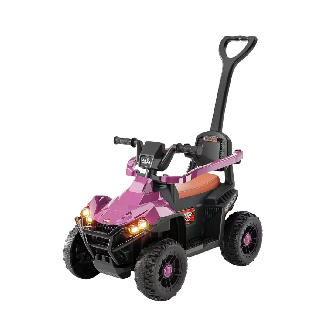 Orbic Kids Ride on Push Car With 6v Light and Music (Purple)