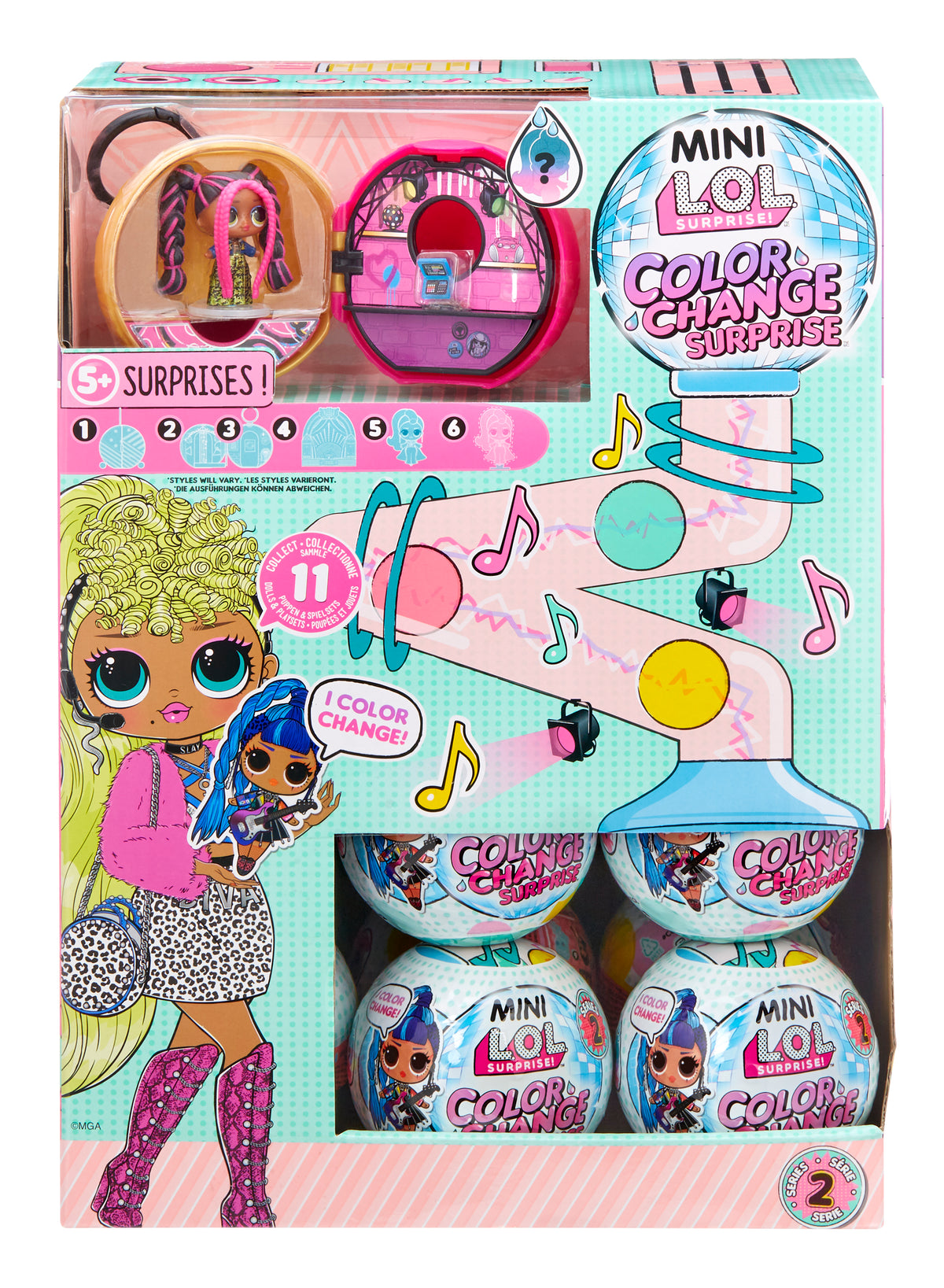 L.O.L. Surprise! O.M.G. Mini Collection Series 2 – Mini Doll & Playset