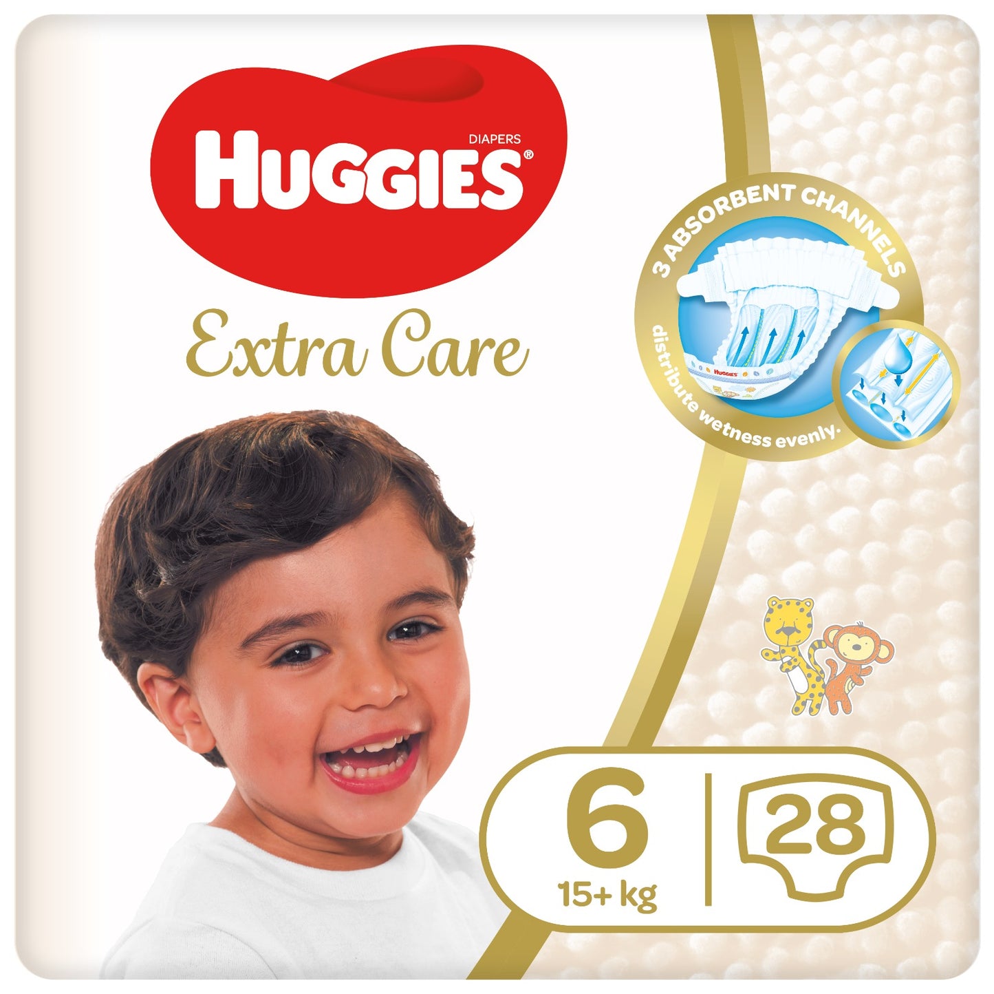 Huggies Extra Care Diapers Value Pack Sizes 3 / 4 / 4+ / 5 / 6