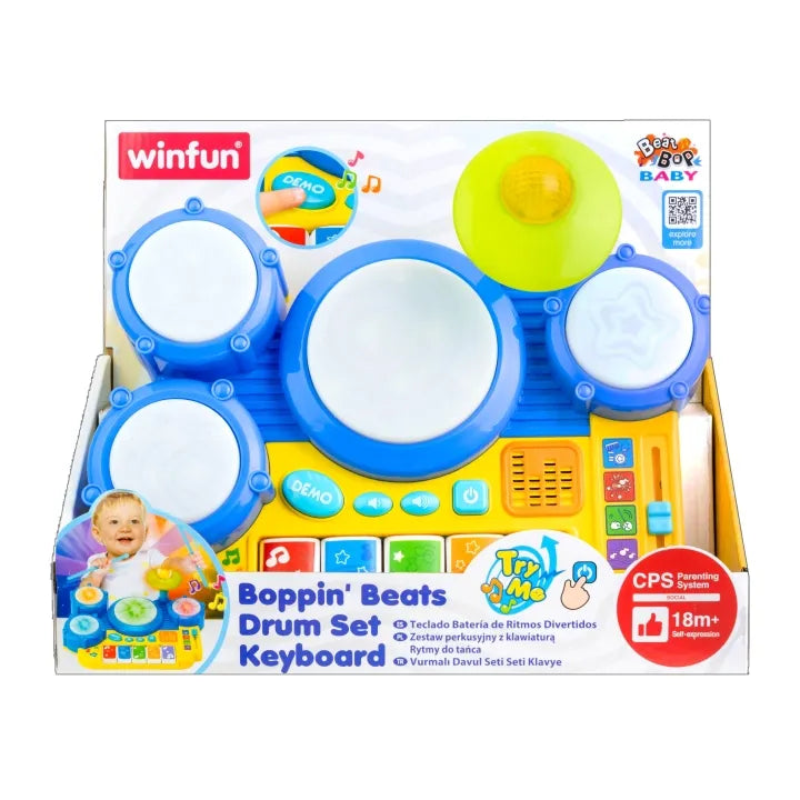 Winfun Boopin Beats Drum Set Keyboard