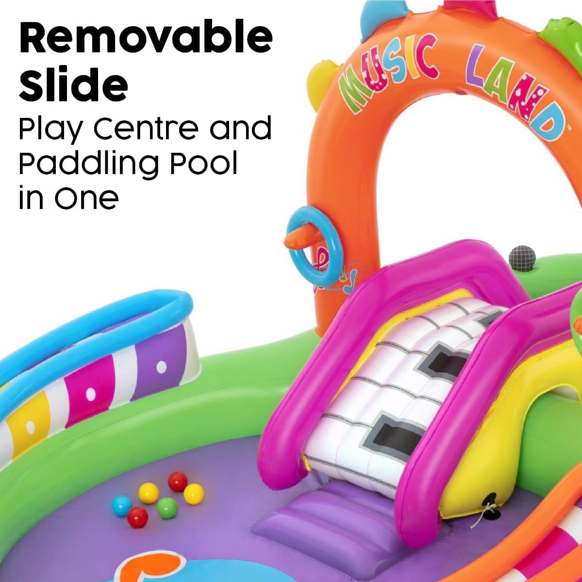 مركز ألعاب Bestway Sing 'N Splash، (2.95m × 1.90m × 1.37m)
