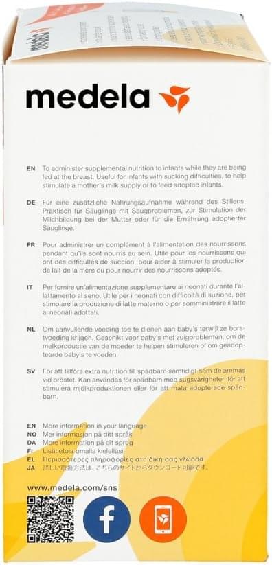 Medela Supplemental Nursing System.