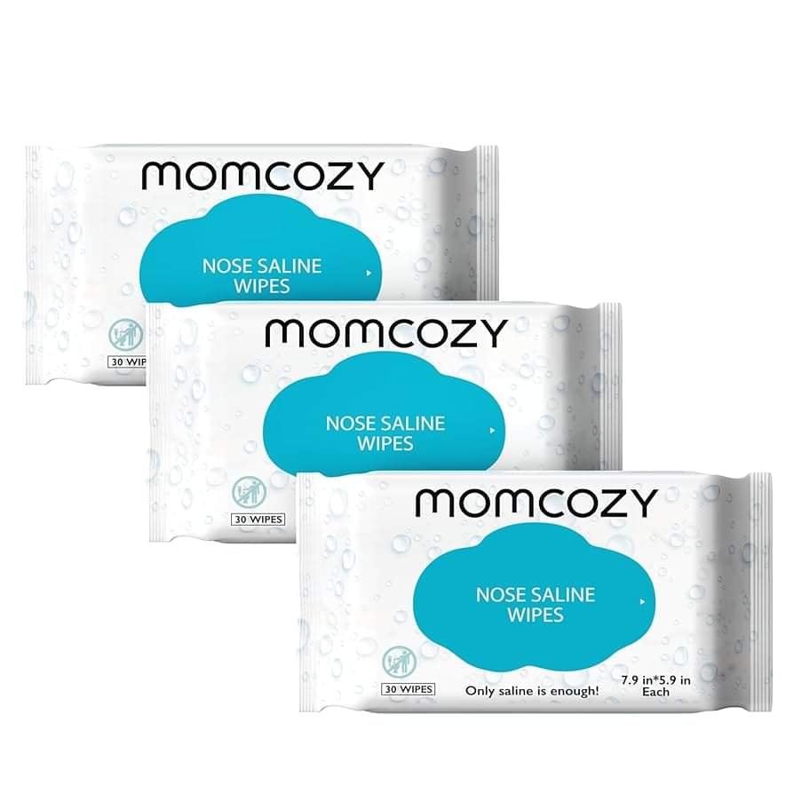 Momcozy Wipes with Saline for Baby's Skin