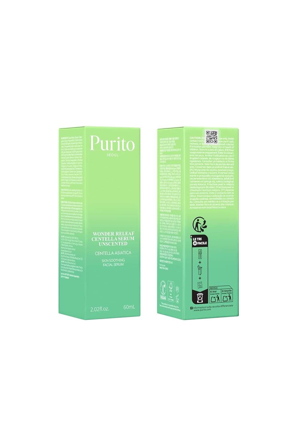 Purito Wonder Releaf Centella Serum Unscented (60ml)