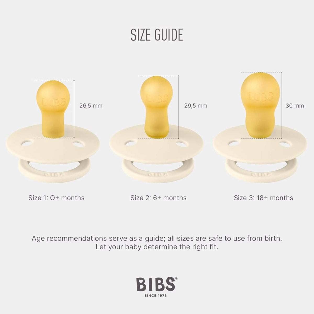 BIBS Pacifier Studio Colour Bumblebee Latex - Pack of 2 (Size 1)