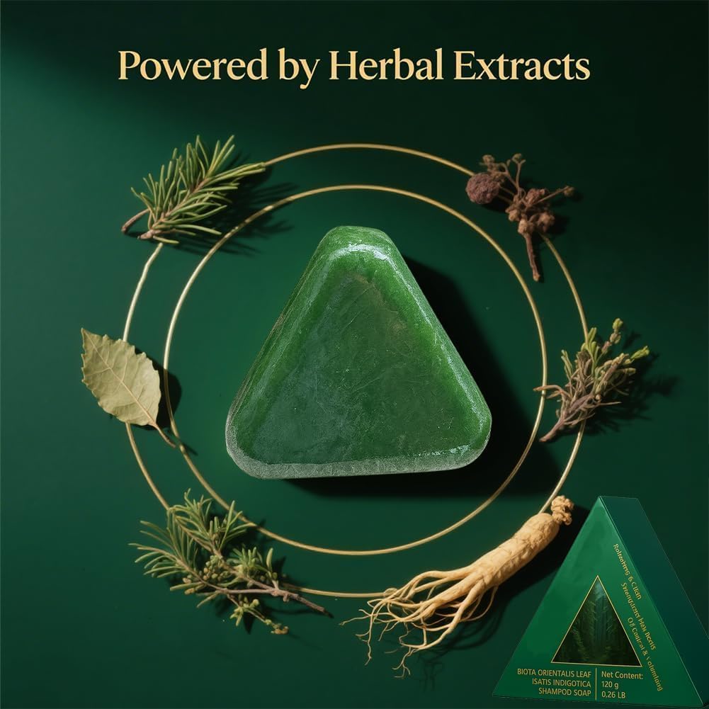 Seven Green Nature Cacumen Biotae Isatis Indigotica Shampoo Bar (120gr)