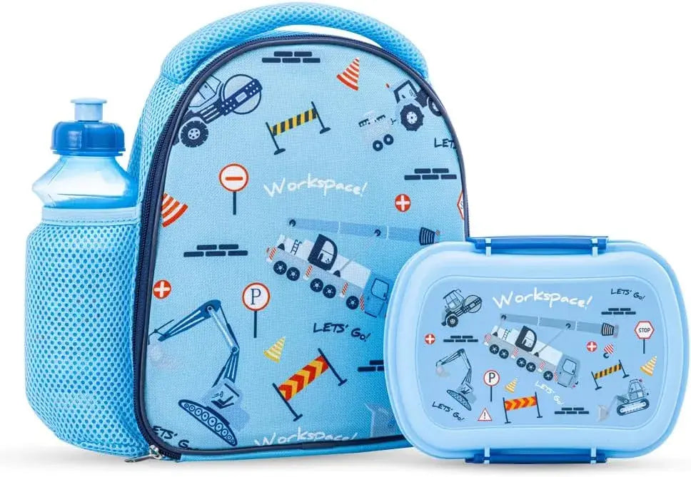 صندوق غداء وزجاجة مياه للأطفال من Nova Kids مع حقيبة غداء