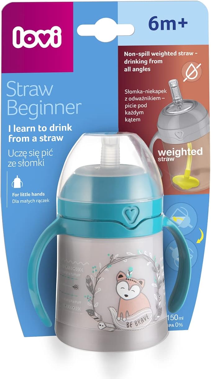 كوب لوفّي مع قشّة للمبتدئين (150ml، 6أشهر+)
