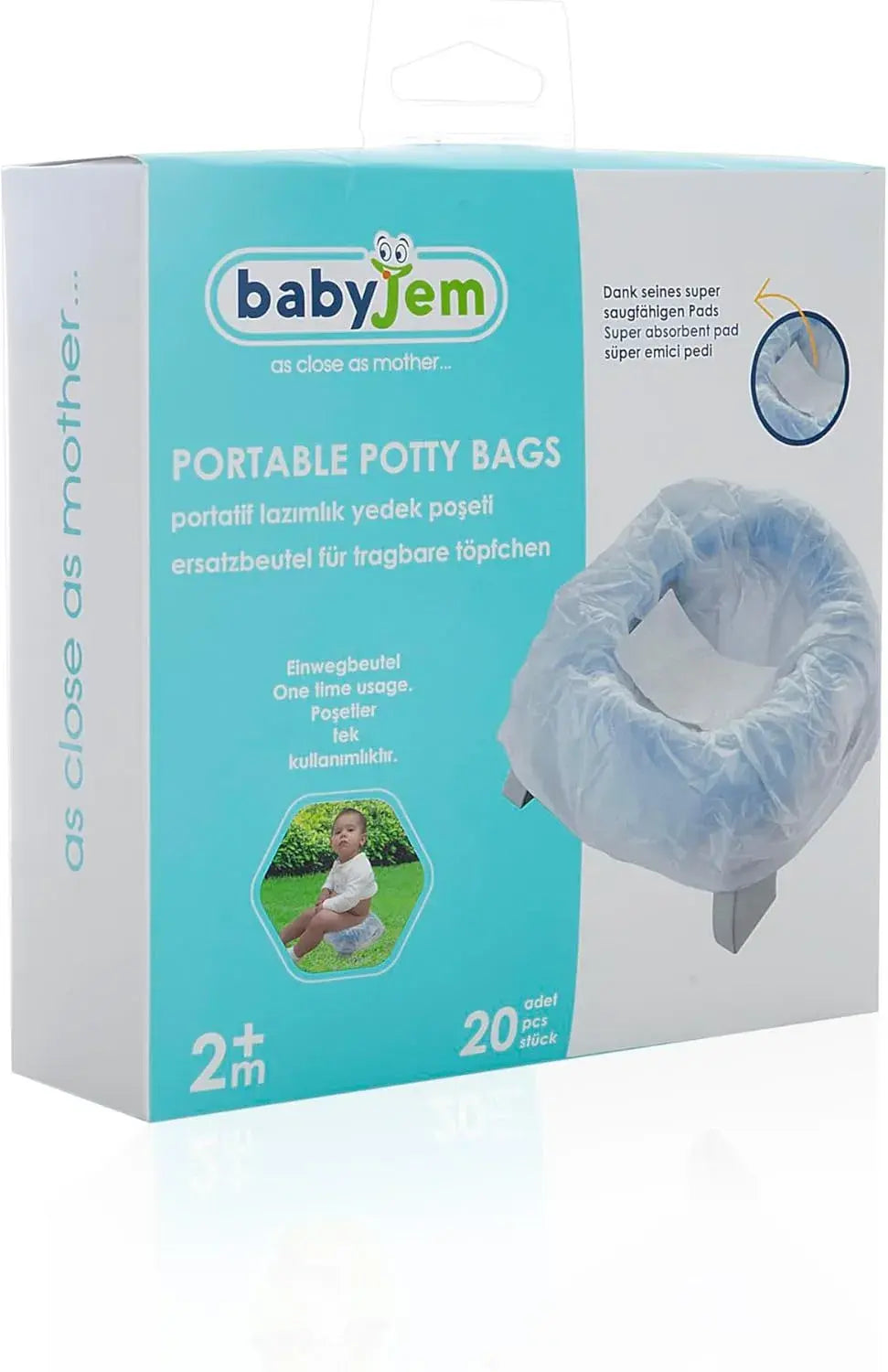 Babyjem Refill Portable Potty Bags (20 Pcs)