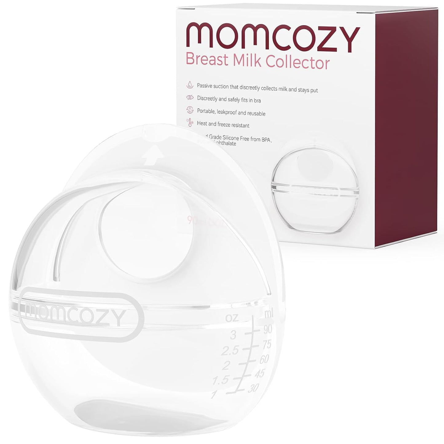 Momcozy Reusable Milk Collector for Breastmillk (90ml)