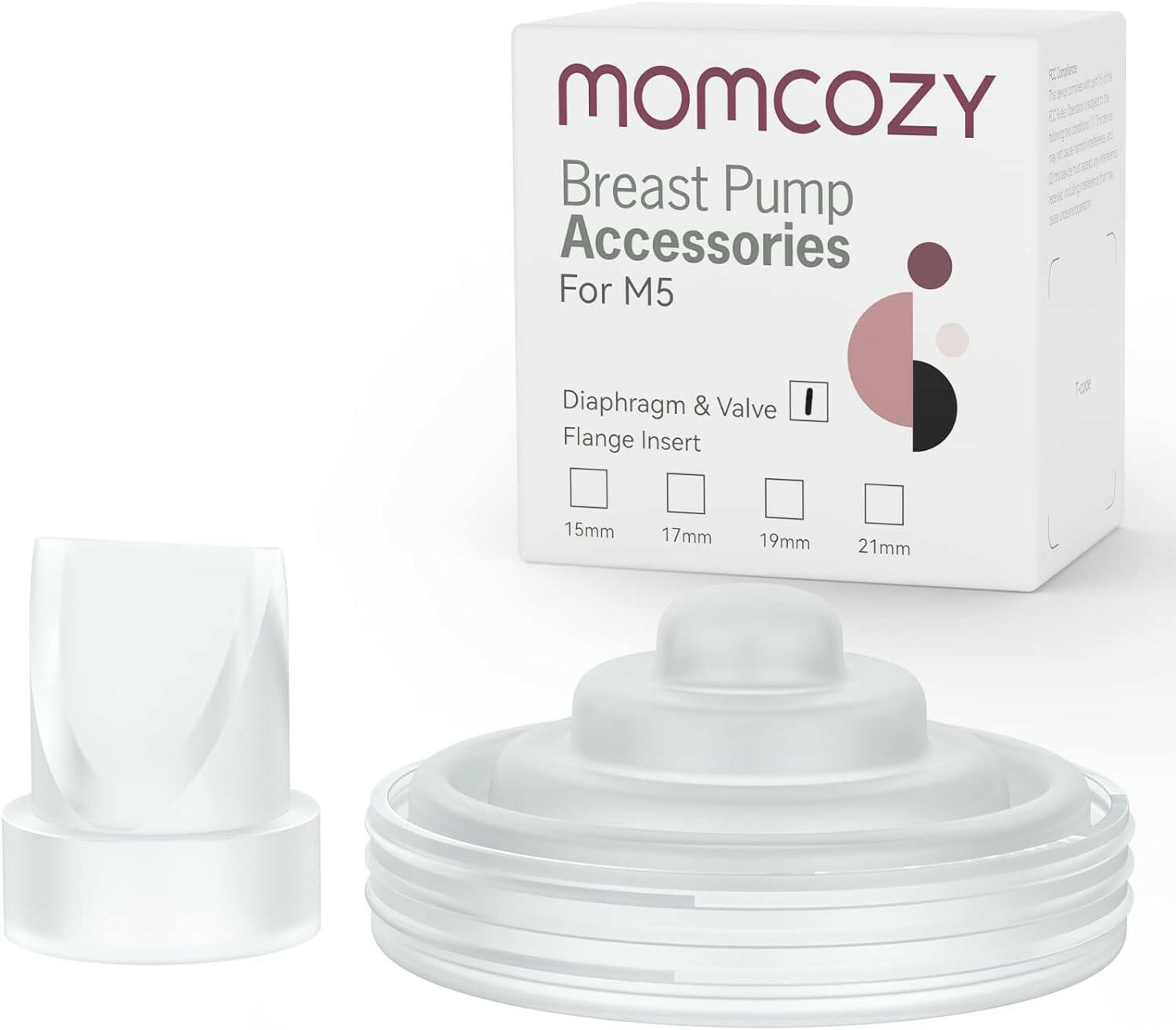 Momcozy Duckbill Valves & Silicone Diaphragm Compatible with Momcozy M5.