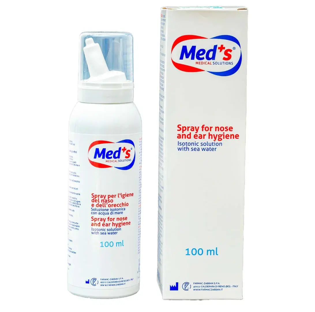 بخاخ Med+S متساوي التوتر لنظافة الأنف والأذن (100ml)